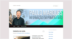Desktop Screenshot of paulomarques.net